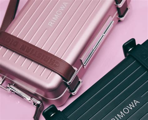 DIOR and RIMOWA capsule luggage collection 